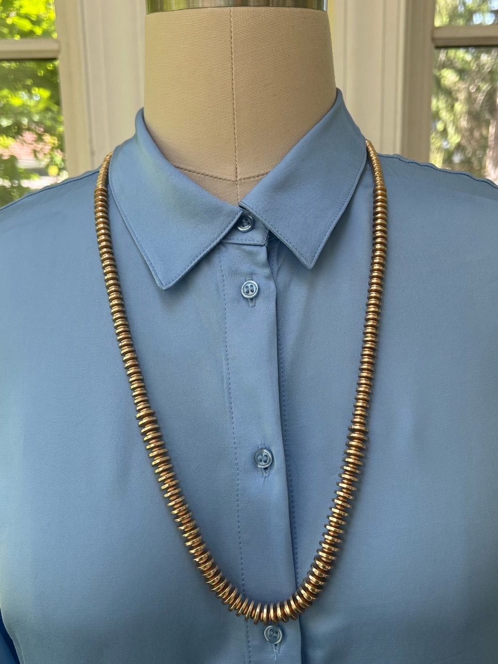 Banana Republic Graduated Disc Necklace